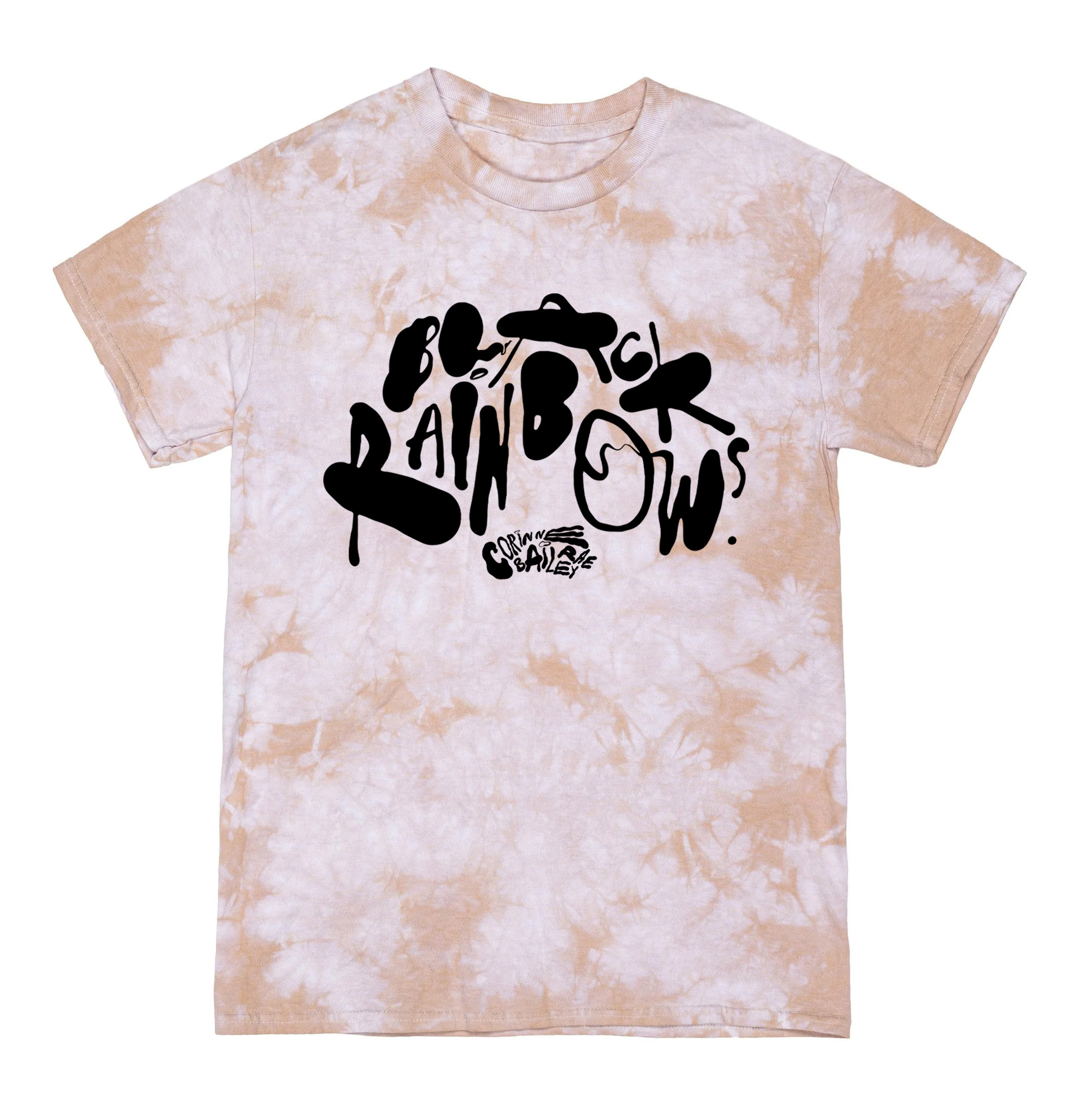 Black Rainbows Tie Dye Tee